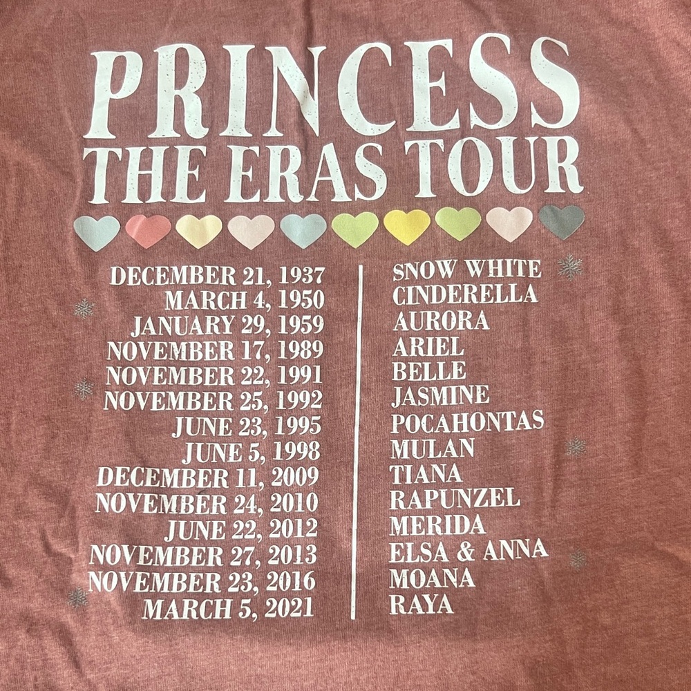 Charming Princess Tour Kids T-Shirt - Rose - Picture 5 of 5
